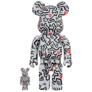 Be@rbrick Keith Haring #8 100% 400% Set