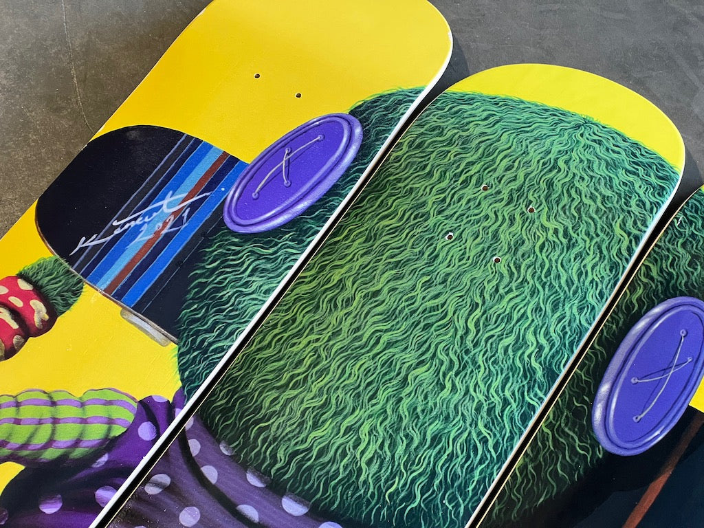 Yellow Skate Boy (Triptych)