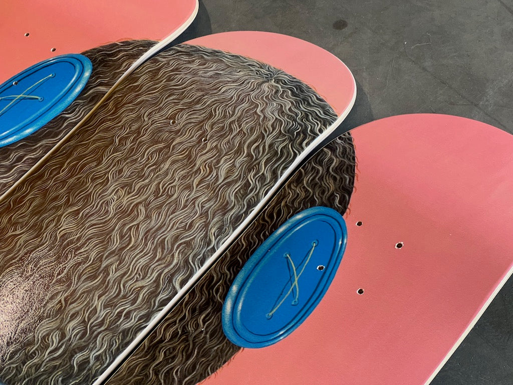 Pink Skate Boy (Triptych)