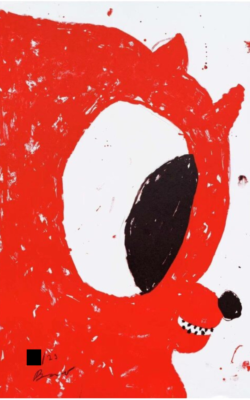 Nicolas - Red (Framed)