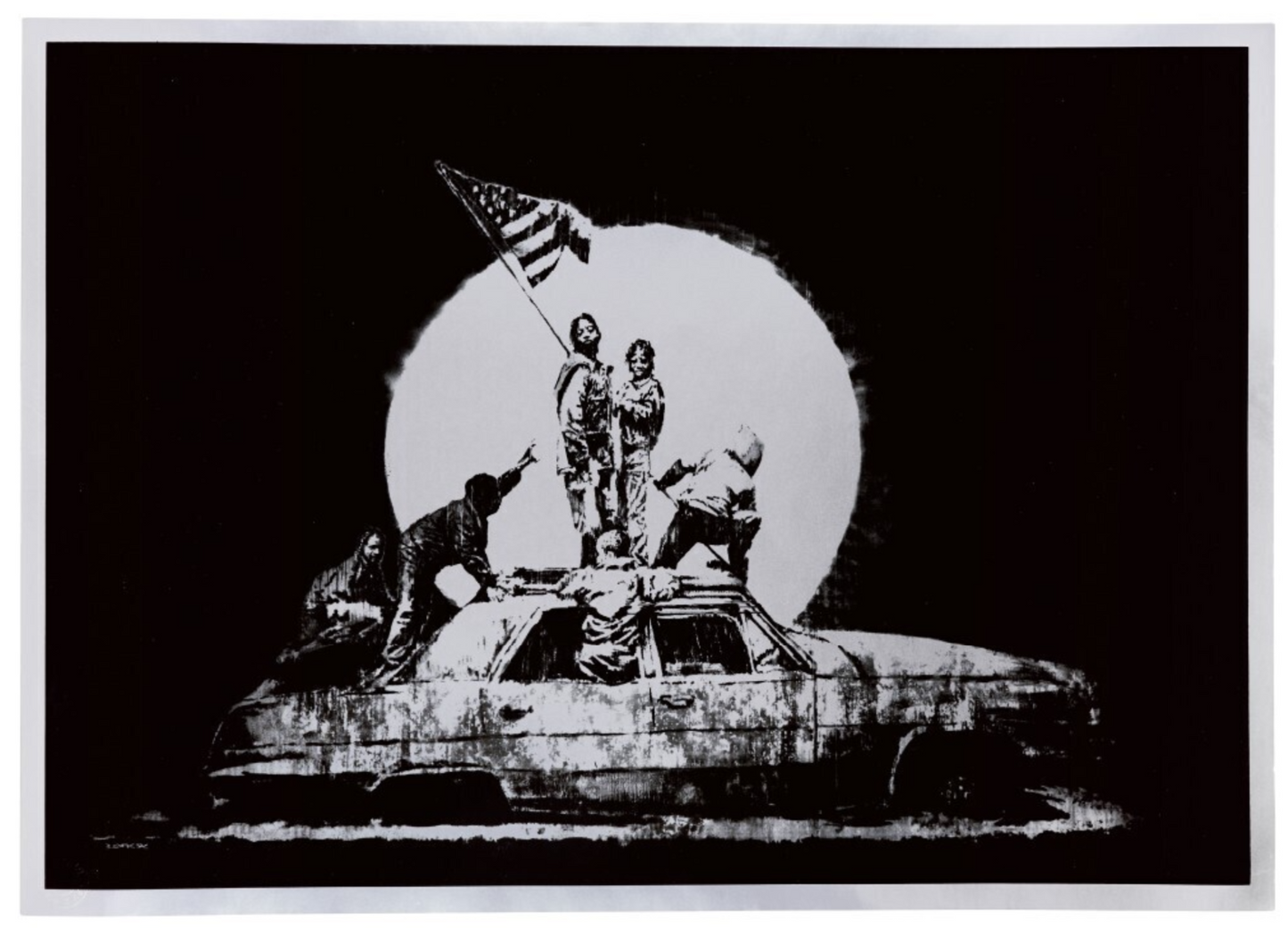 Silver Flag (Framed)